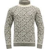 Devold of Norway Devold Svalbard Wool High Neck - Offwhite / Anth. L