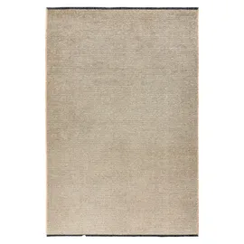 OBSESSION Teppich "En Vogue 400", (cream), B:300cm H:8mm L:400cm, Polyester, Teppiche, Teppich, Uni Farben, leichte Struktur, In- und Outdoor geeignet, waschbar