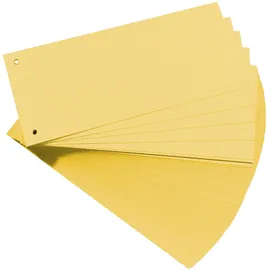 Herlitz Trennstreifen 24,0 x 10,5 cm Gelb 100 Stück