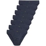 S.Oliver Herren Slips, 7er Pack – Slipdose, Baumwolle, einfarbig Blau S