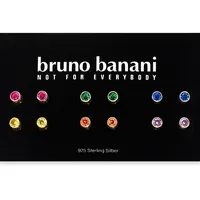 bruno banani Ohrstecker-Set »Mulitpack Schmuck Geschenk Silber 925 Ohrschmuckset Regenbogen«, (Set, 12 tlg.), mit Zirkonia (synth.)