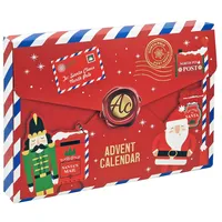 Body Care Adventskalender 2025 SANTA'S MAIL - Unisex Körperpflege Weihnachtskalender als Briefumschlag