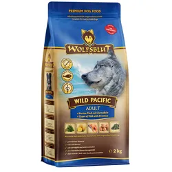 WOLFSBLUT Wild Pacific Adult Hundetrockenfutter mit Fisch und Kartoffeln 12,5 kg