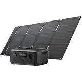ECOFLOW Tragbare Powerstation RIVER 3 245 Wh mit 45 W Solarpanel, bis zu 600 W Leistung, verdoppelte Laufzeit mit GaN, <20 ms USV, 30% kompakterer Solargenerator für Camping, Outdoor, Zuhause, RV