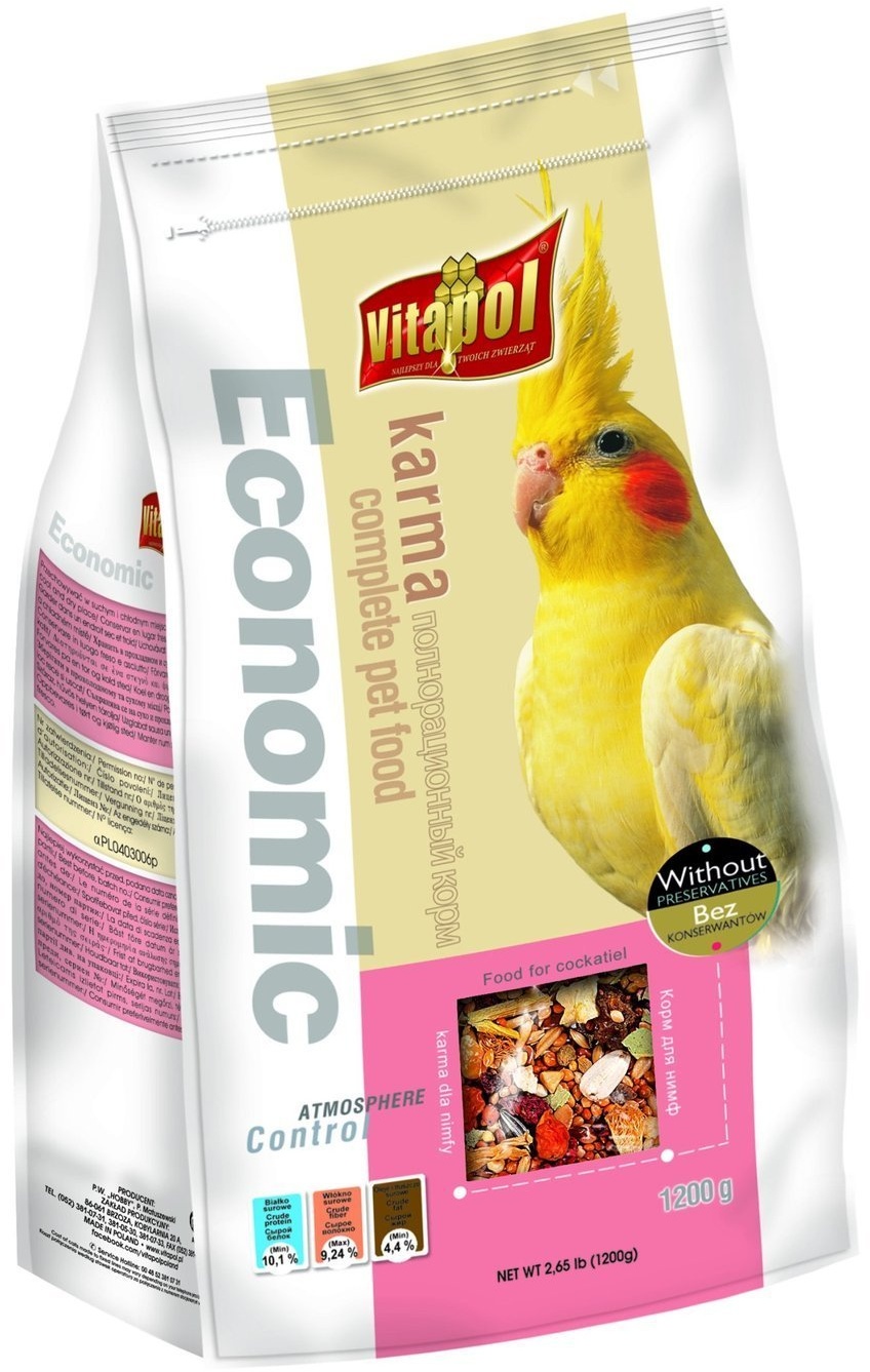 Vitapol Nahrung für die Nymphe wirtschaftlich 1,2 kg (Rabatt für Stammkunden 3%)