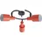 LINDBY Ovelia 3-flg. rund orange/schwarz