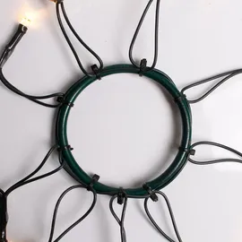 INDA-EXCLUSIV LED Lichterkette 2 m warmweiß