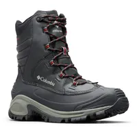 Columbia Bugaboot III WP wasserdichte Schneestiefel für Herren, Schwarz (Black Bright Red), 40.5 EU