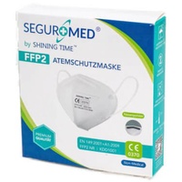 Seguromed - FFP2 Atemschutzmaske mit Nasenpolster - 10 Stück