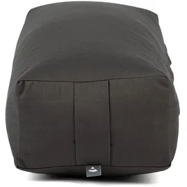 Bodhi Salamba (rechteckig) Yoga-Bolster ECO, Dinkelhülsen Anthrazit grau No Size