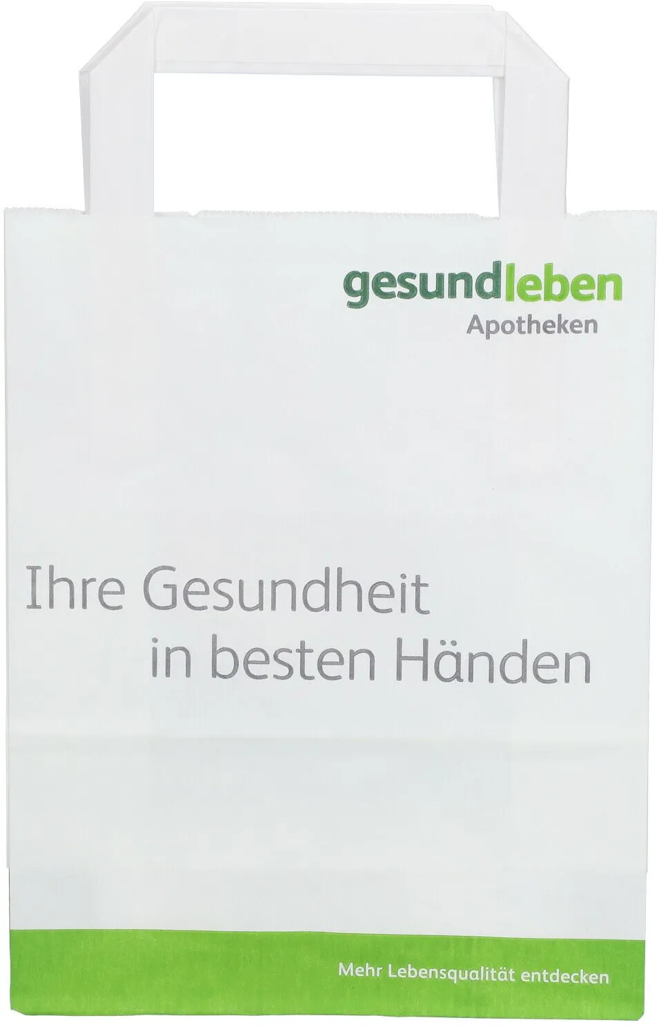 gesund leben Papiertüte klein 80x180x230 cm