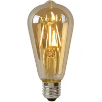 LUCIDE ST64 - Glühfadenlampe - Ø 6,4 cm - LED Dim. - E27-1x5W 2700K - Amber