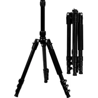 Deeper Tripod Tripod 1/4 Zoll Arbeitshöhe=51 - 136cm Schwarz