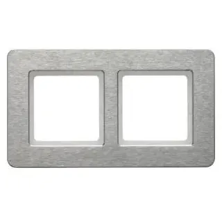 Berker Rahmen 2f. eds/gebürstet 10226083