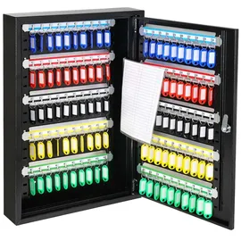 HMF Schlüsselschrank 55 x 38 x 8 cm Schwarz