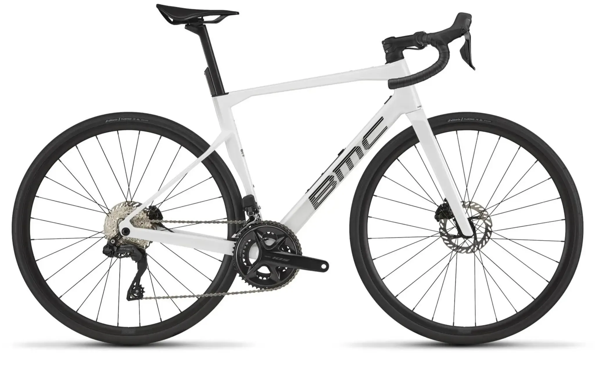 BMC Roadmachine Two Shimano 105 Di2 - 61 cm - Metallic White