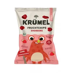 Krümel Fruchtchips - Ganze Erdbeere bio