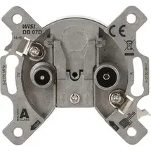 Busch-Jaeger 2CKA000230A1555 0231-102, Durchgangsdose Sat/BK 2f ...