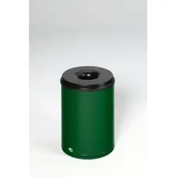 VAR Papierkorb feuersicher Löschkopf grün 50 l