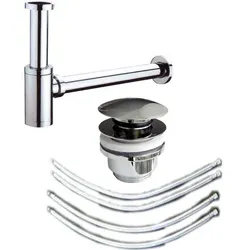 Waschtisch- Anschluss Spar- Set, 2 Hahnloch