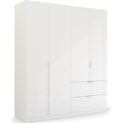 Drehtürenschrank RAUCH "Glamour by Quadra Spin", weiß (alpinweiß, hochglanz weiß), B:181cm H:210cm T:54cm, Holzwerkstoff, Schränke
