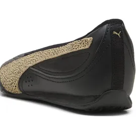 Puma Catch Soleil Topcat Ballerina Sneakers 39, Black Toasted Almond Gold Beige