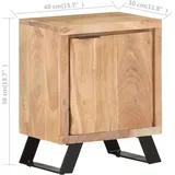 vidaXL Nachtschrank 40x30x50 cm Braun