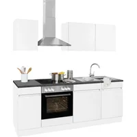 OPTIFIT Küchenzeile Roth 210 cm grau