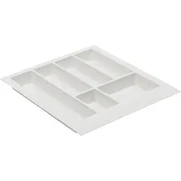 MS Beschläge Besteckeinsatz Universal Schubladeneinsatz 440 mm Weiß