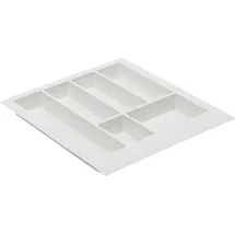 MS Beschläge Besteckeinsatz Universal Schubladeneinsatz 440 mm Weiß