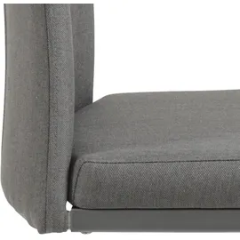 HELA Tische Schwingstuhl Amber Grau, 2er-Set