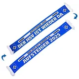 Hamburg HSV Hamburger SV Schal Aufstieg 2024/2025 mehrfarbig Unisex
