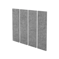 Wandelement Akustik grau HAMMERBACHER VAWP100/5 100x25x2,5 cm