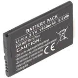 AccuCell Akku passend für Motorola Defy Plus Akku HF5X mit 3,7V und 1500mAh