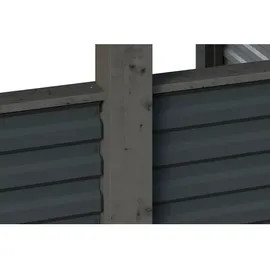 SKANHOLZ Friesland Hybrid Set 12 3,14 x 7,08 m schiefergrau inkl. Abstellraum