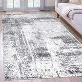 OTTO home Teppich OTTO HOME "Salsa" Gr. 6, grau, B:200cm H:9mm L:300cm, Kunstfaser, Teppiche, Teppich, mit besonders weichem Flor, Kurzflor, im Vintage-Look, dichte Qualität