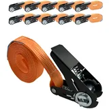 Trutzholm Spanngurte 10x 4 m 0,8 t 800 kg Orange