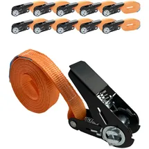 Trutzholm Spanngurte 10x 4 m 0,8 t 800 kg Orange