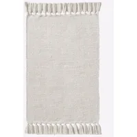 Teppich HEINE HOME Teppiche Gr. B/L: 2 x 70 cm x 140 cm + 1 x 70 cm x 330 cm, 3 mm, 3 St., weiß (offwhite) Baumwollteppiche