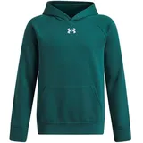 Under Armour Rival Fleece Kapuzenpullover Herren Rack Green/White L