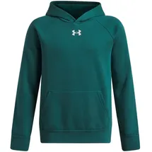 Under Armour Rival Fleece Kapuzenpullover Herren Rack Green/White L