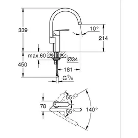 Grohe Wave Cosmopolitan chrom 32449001