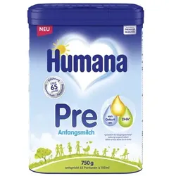 Humana Anfangsmilch Pre 750g ab der Geburt