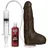 Doc Johnson Bust It Realistischer Spritzdildo Chocolate - Spritzender Penis - Schokolade Braun