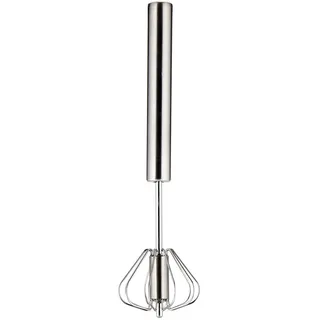 Weis 15148 Edelstahl Schneebesen Handquirl Quirl mit Getriebe 23cm