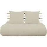 Karup Design SHIN SANO Schlafsofa clear/beige 140x95x75 cm / 200x140x75 cm
