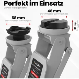 autoria Wagenheber 2,5T Stahl silber