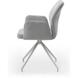 SalesFever »Amira« Drehstuhl hellgrau 60x89x62 cm,