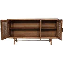 Mendler Sideboard HWC-M47 82 x 160 x 45 cm Braun