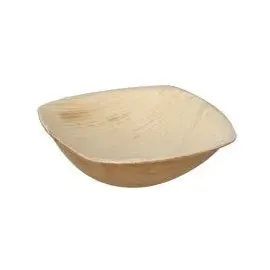 Papstar Schalen Palmblatt 350 ml 25 St. Natur Quadrato